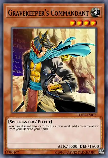 Edison Rulings for Gravekeeper's Commandant